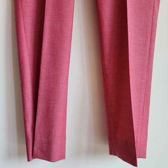 35x30 Rose Pink Pants New Jos A Bank Skinny Fit Pant Polyester Nwt Mens Magenta - Picture 16 of 17